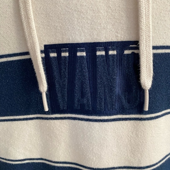 VANS striped blue and white hoodie - Picture 2 of 5